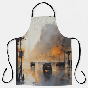 Misty Urban Evening Apron