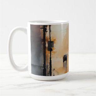 Misty Urban Evening Coffee Mug