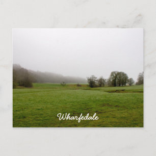 Misty Wharfedale Scenery Postcard