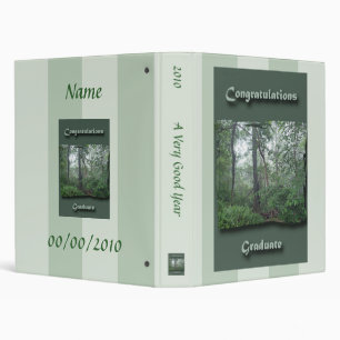 Misty Woods Congratulations Graduate Binder