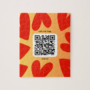 Mit personalisierten Song per QR-code Jigsaw Puzzle