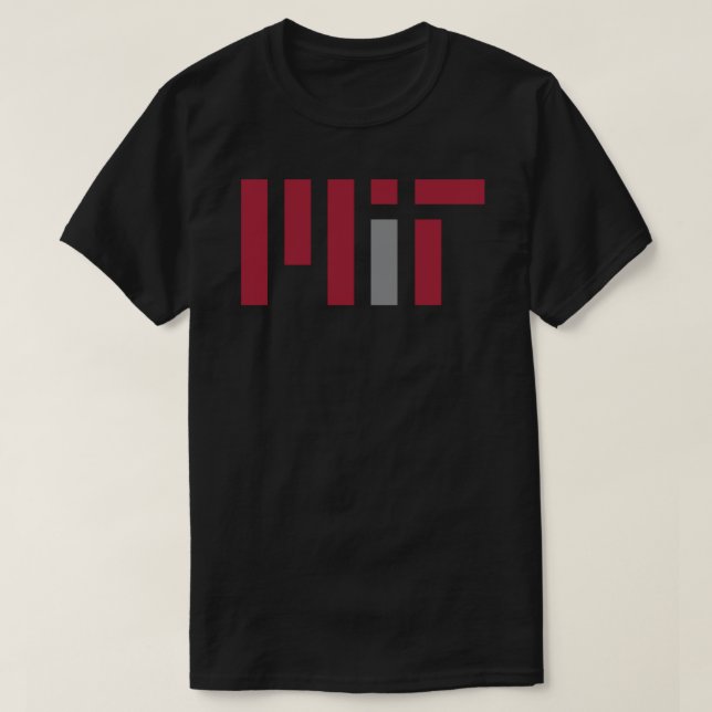 MIT University Sticker T-Shirt (Design Front)