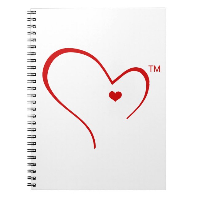 Mitaines pour le carnet de logo de coeur de (Devant)