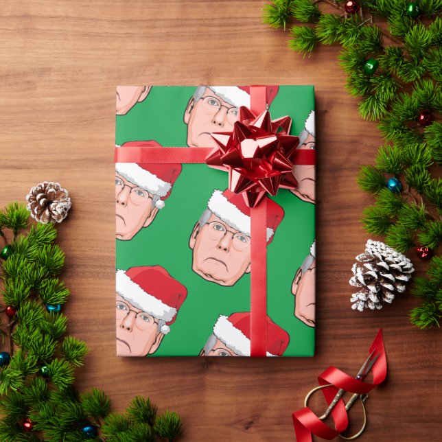 MITCH MCCONNELL CHRISTMAS WRAPPING PAPER (Holiday Gift)