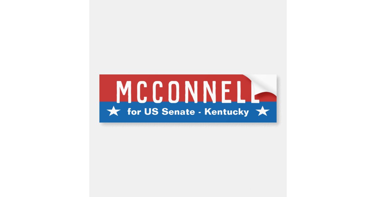Mitch McConnell US Senate Kentucky Bumper Sticker | Zazzle.ca