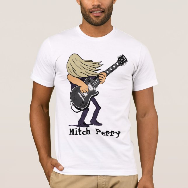 Mitch Perry Ladies Raglan - - Customized T-Shirt (Front)