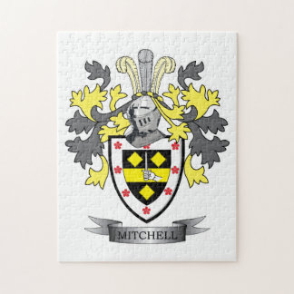 Mitchell Family Crest Coat of Arms Jigsaw Puzzle