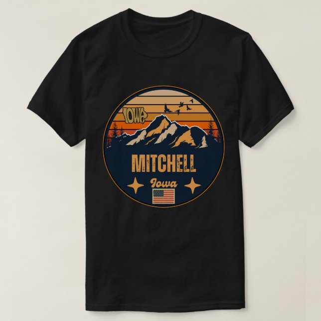 Mitchell, Iowa T-Shirt (Design Front)