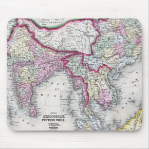 Mitchell Map   India, Tibet, China & SE Asia Mouse Pad