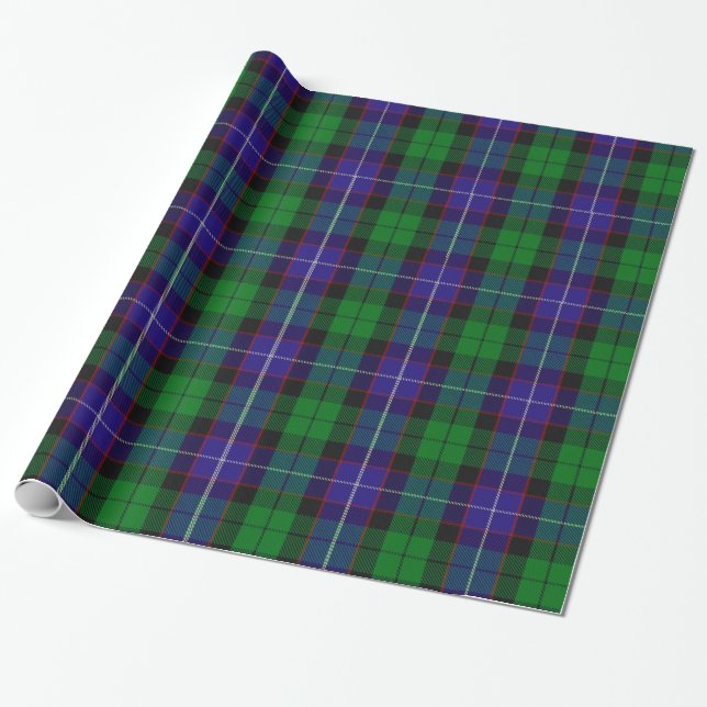 Mitchell (& others) Tartan Wrapping Paper (Unrolled)
