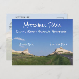 Mitchell Pass, Scotts Bluff National Monument, NE Postcard