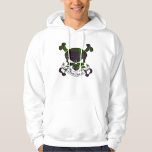 Mitchell Tartan Skull Hoodie