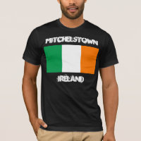 Mitchelstown, Ireland with Irish flag