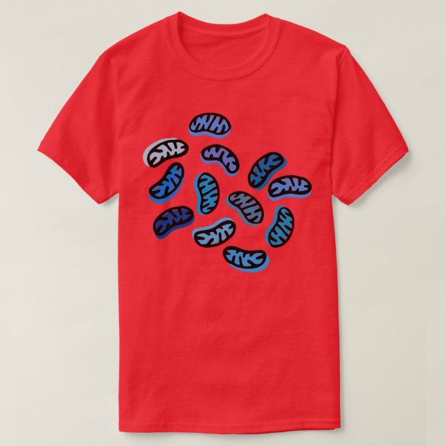 Mitochondria in Blue T-Shirt (Design Front)