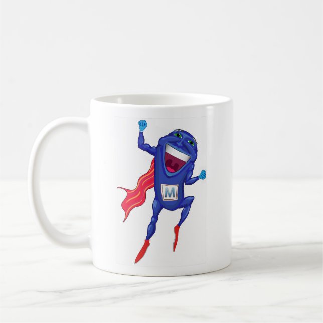 Mitochondria Man Coffee Mug (Left)
