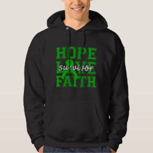 Mitochondrial Disease Hope Love Faith Survivor Hoodie