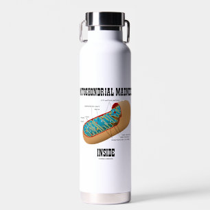 Mitochondrial Madness Inside Mitochondrion Biology Water Bottle