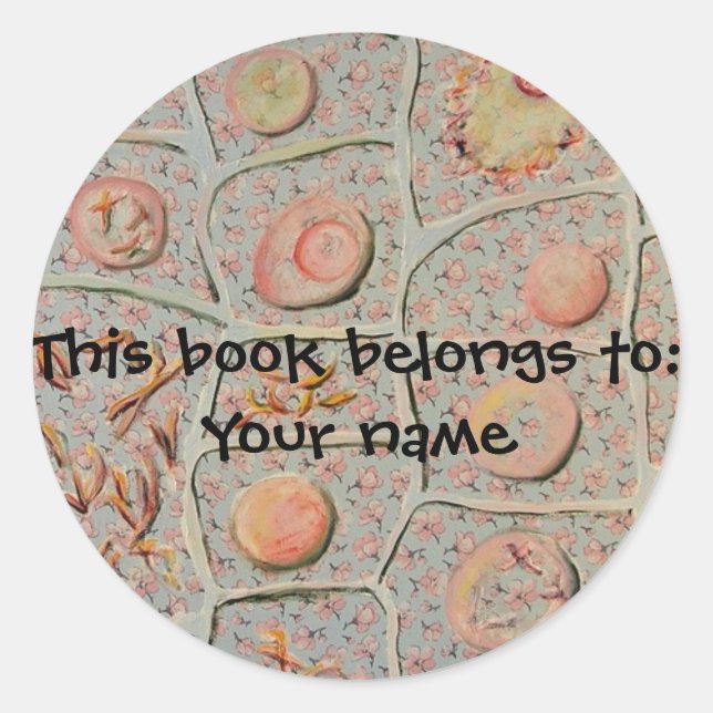 Mitosis bookplate sticker (Front)
