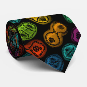 Mitosis - Color on Black Tie