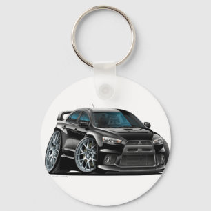 Mitsubishi Evo Black Car Keychain