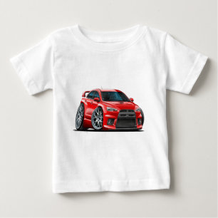 Mitsubishi Evo Red Car Baby T-Shirt