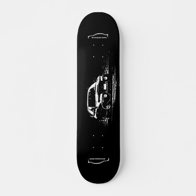 Mitsubishi EVO Skateboard (Front)
