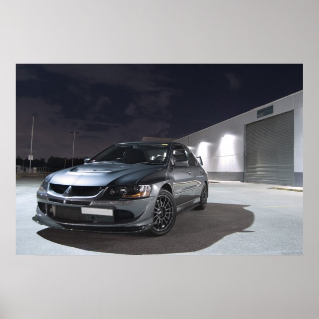 Mitsubishi Evolution 8 Poster (Front)