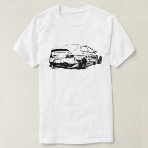 Mitsubishi evolution Evo nine vector imageMitsubis T-Shirt