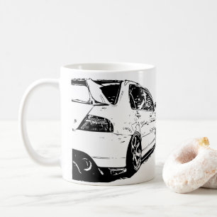 Mitsubishi Evolution Vector Image Coffee Mug