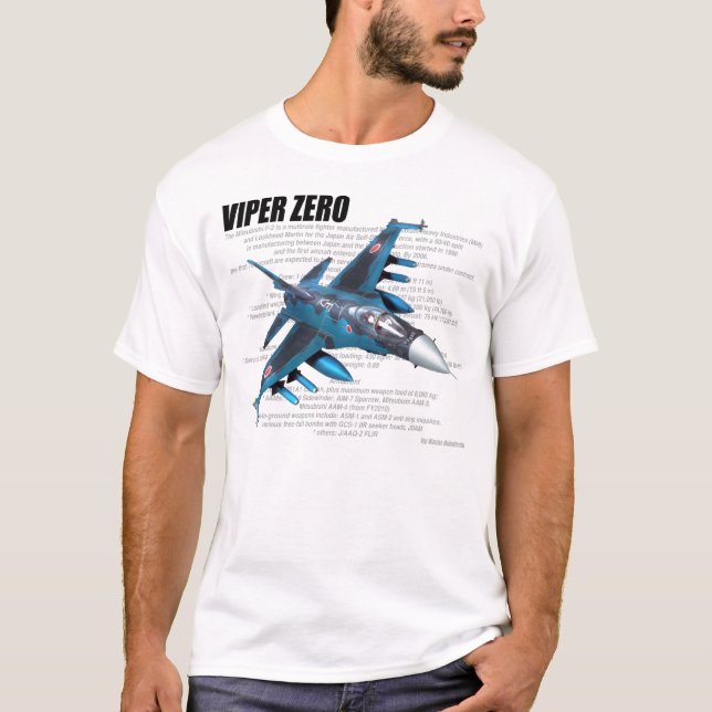 Mitsubishi F-2"VIPER ZERO" T-shirt (Devant)