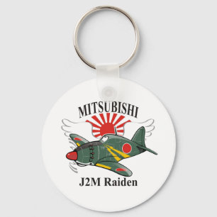 mitsubishi J2M Raiden Keychain