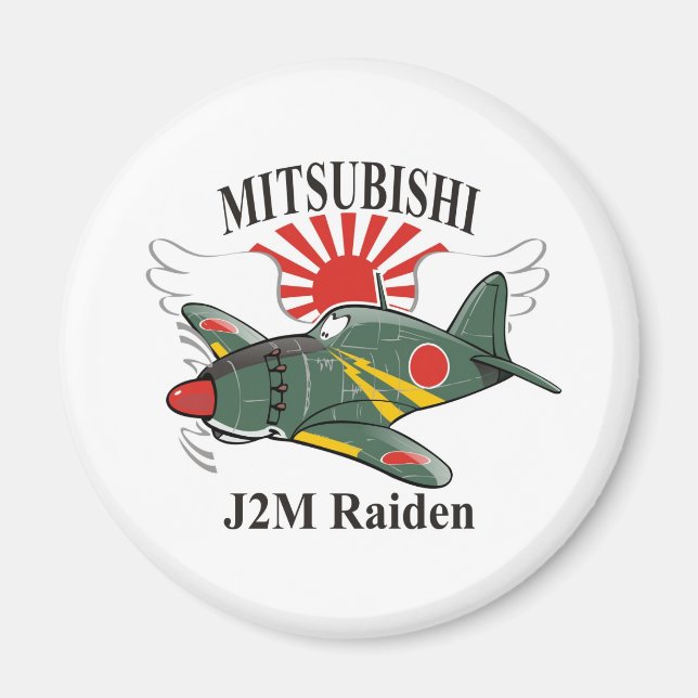 mitsubishi J2M Raiden Magnet (Front)