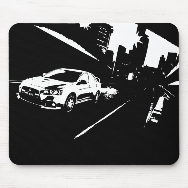 Mitsubishi Lancer Evoluion Mouse Pad (Front)