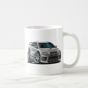 Mitsubishi Silver Car Coffee Mug