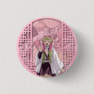 Mitsuri Kanroji 1 Inch Round Button