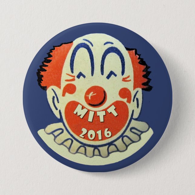 Mitt 2016 3 inch round button (Front)