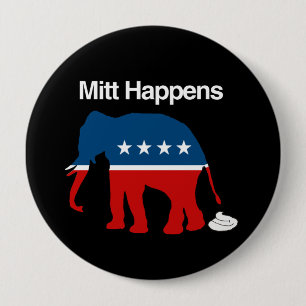 MITT HAPPENS -.png 4 Inch Round Button
