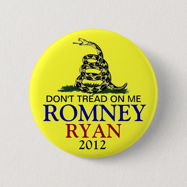 MITT ROMNEY 2012 2 INCH ROUND BUTTON (Front)