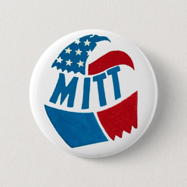 Mitt Romney 2012 2 Inch Round Button (Front)