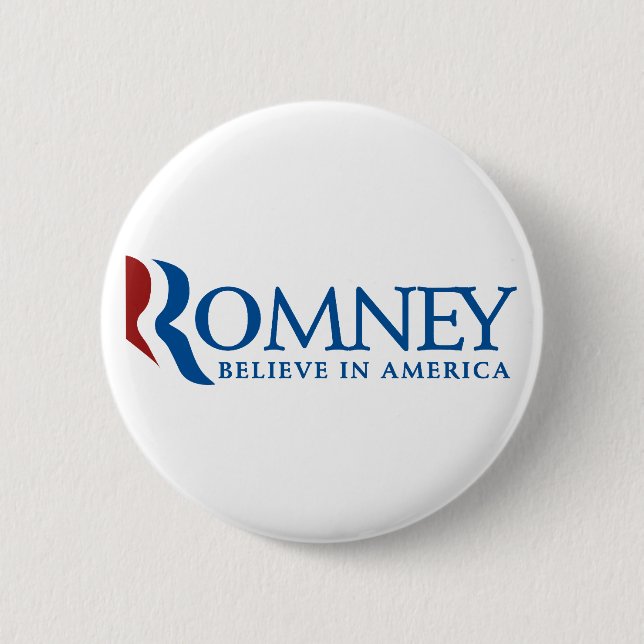 Mitt Romney 2012 2 Inch Round Button (Front)