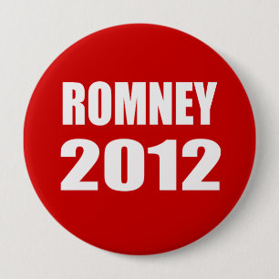 MITT ROMNEY 2012 4 INCH ROUND BUTTON