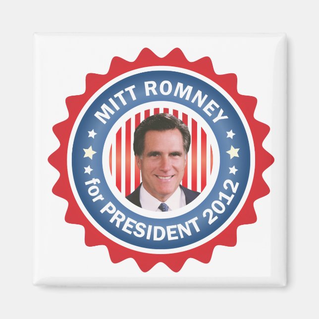 Mitt Romney 2012 for US President Magnet (Front)