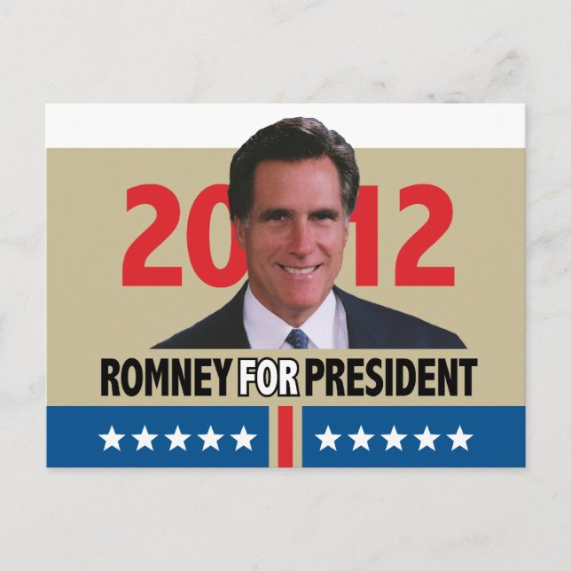 Mitt Romney 2012 Postcard (Front)
