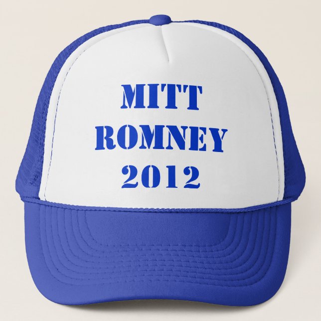 MITT ROMNEY 2012 TRUCKER HAT (Front)