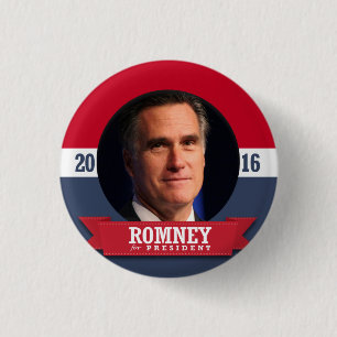 MITT ROMNEY 2016 1 INCH ROUND BUTTON