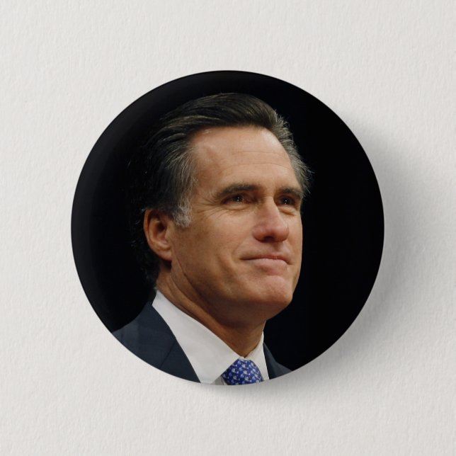 Mitt Romney 2 Inch Round Button (Front)