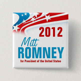 Mitt Romney 2 Inch Square Button