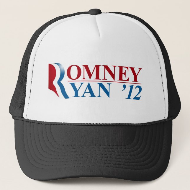 Mitt Romney and Paul Ryan 2012 Trucker Hat (Front)