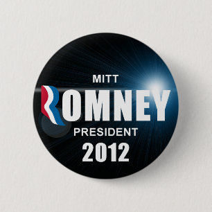 Mitt Romney - Anti Obama 2012 2 Inch Round Button