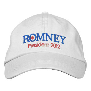 Mitt Romney Customized Embroidered Hat